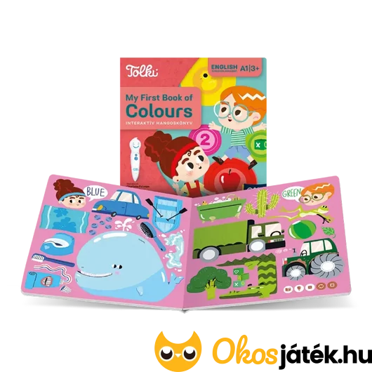 Tolki My first book of colours Angol nyelvkönyv toll nélkül