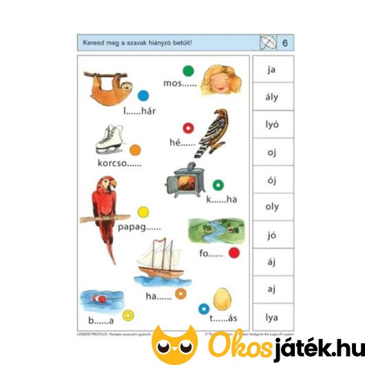 Logico Piccolo anyanyelvi feladatok