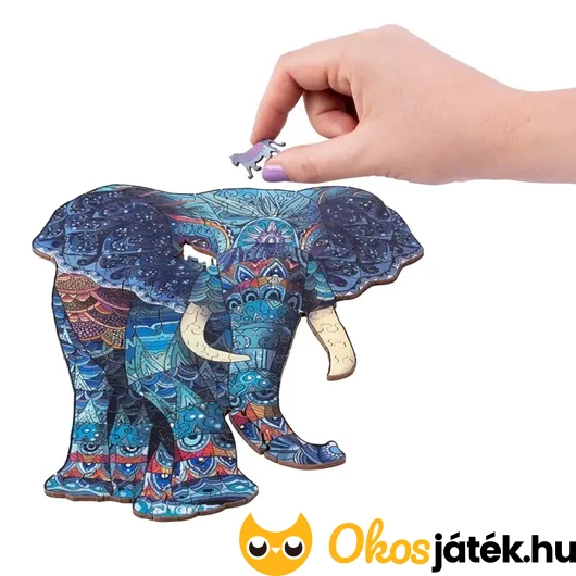Elefántos fa puzzle gyerekeknek