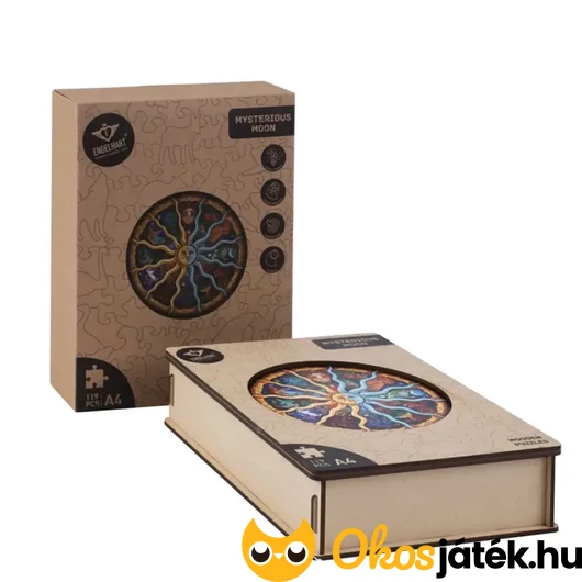 Különleges fa puzzle csillagjegyek doboza