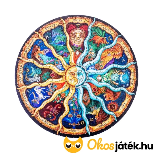 Különleges forma puzzle - Csillagjegyek