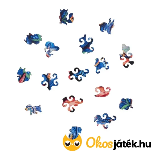 Fa puzzle gyerekeknek forma puzzle elemek