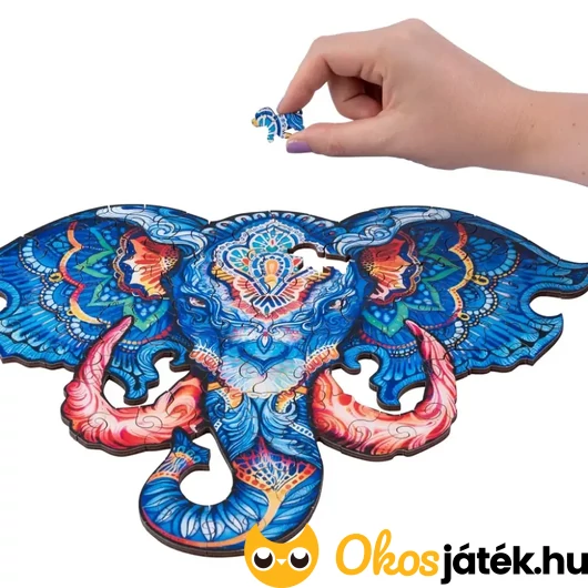 Forma puzzle - Elefánt fej