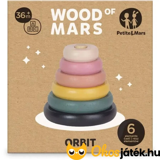 Petite and Mars montessori torony doboza