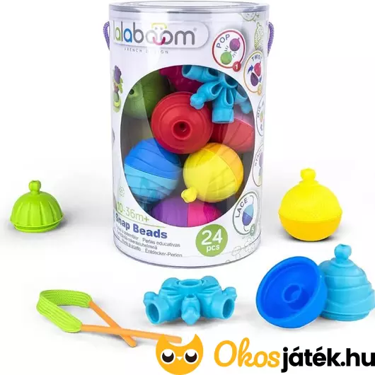Lalaboom Montessori bébi fejlesztőjáték 24 részes
