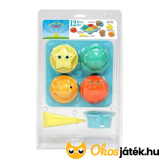 Mellisa and Doug homokozó szett muffin formákkal