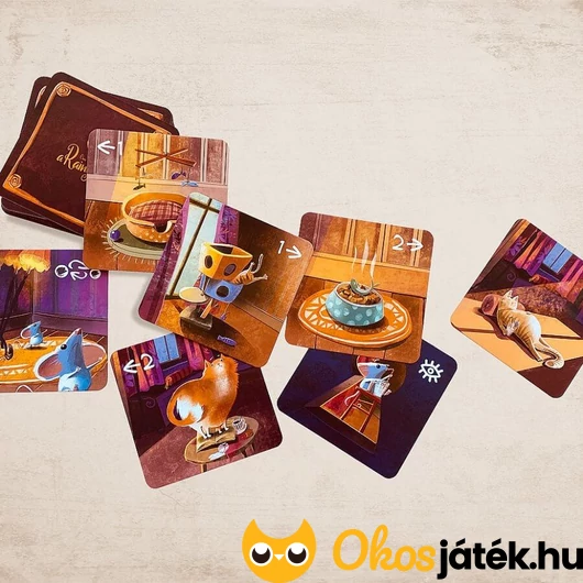 Egy esős napon társasjáték kártyái