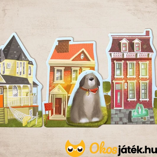 Kutyák és Otthonok memória társasjáték