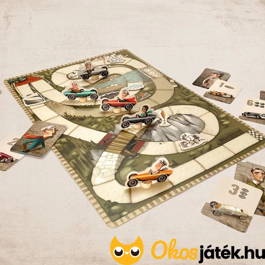 Grand Prix társasjáték játéktáblája