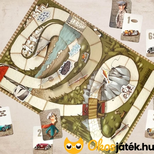 Marbushka Grand Prix autóversenyes társasjáték