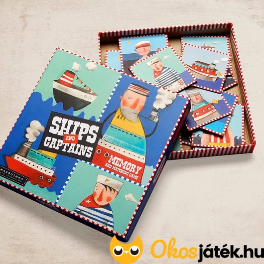 Hajók és kapitányok memóriajáték - Marbushka