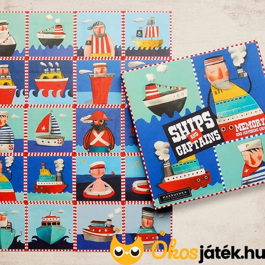 Hajók és kapitányok memóriajáték