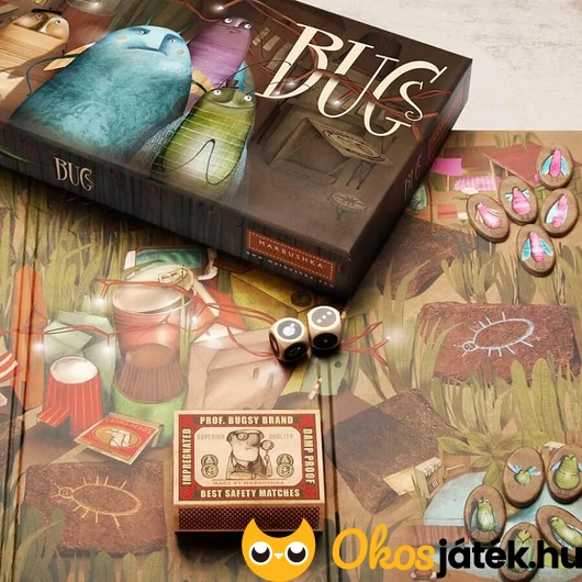 Bogárkák társasjáték táblája