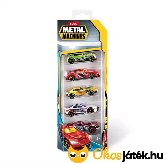 Zuru Metal Machines - fém kisautók 5 db-os készlet S4