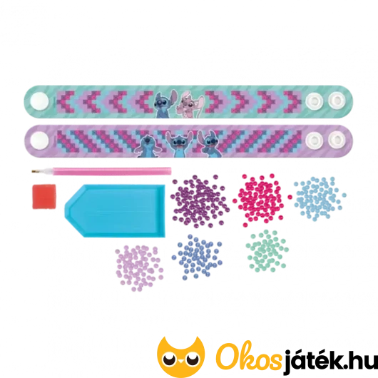 Stitch gyémántkirakó karkötő készítő tartalma