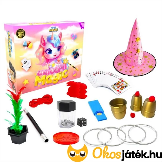Lányos bűvész készlet - Magic City unikornis
