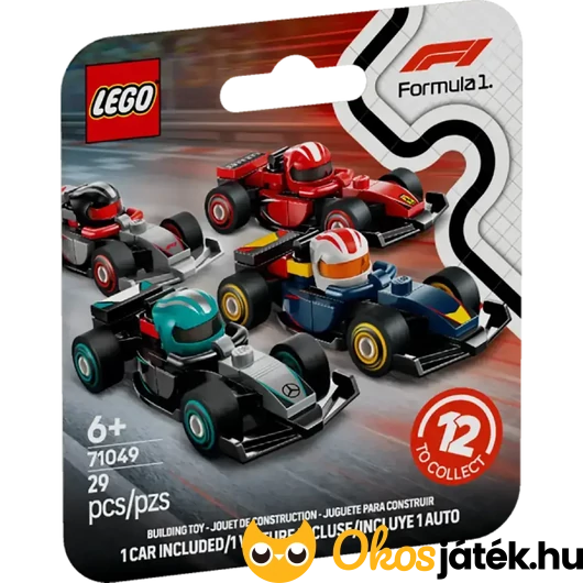 Lego - Gyűjthető forma 1-es versenyautók