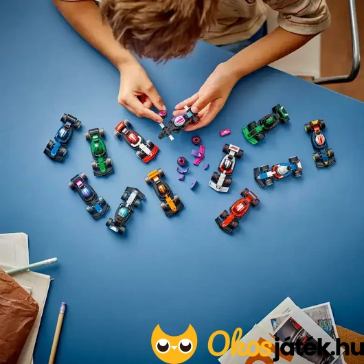 Összegyűjthető Lego versenyautók
