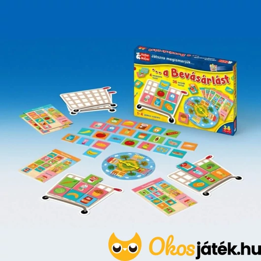 Játszva megismerjük a bevásárlást tartalma