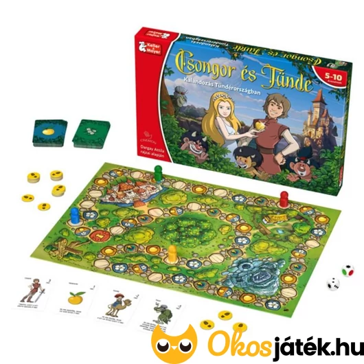 Csongor és Tünde társasjáték elemei