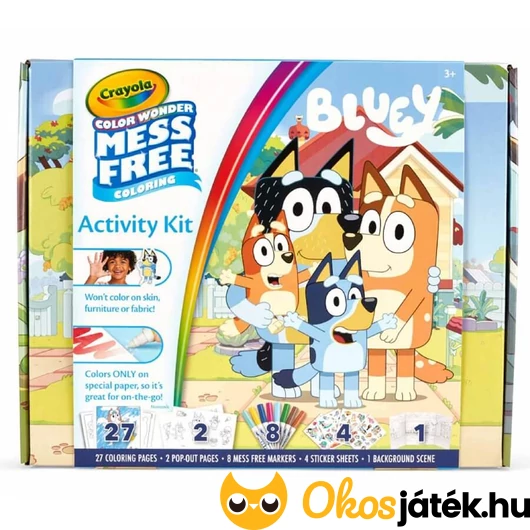 Crayola Color Wonder Bluey foglalkoztató szett