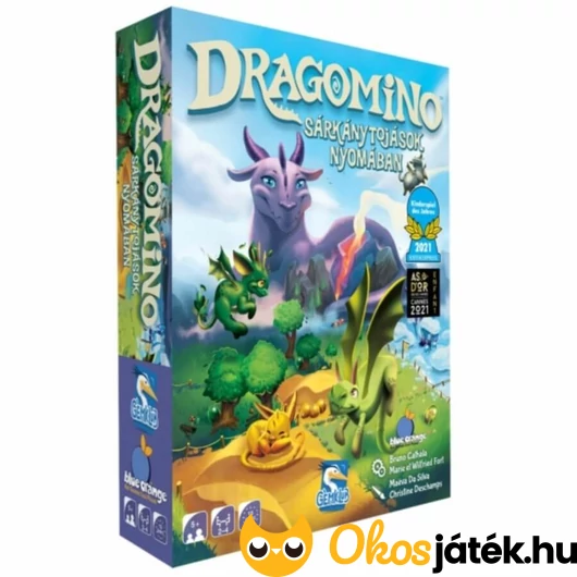 Dragomino Sárkánytojások nyomában díjnyertes társasjáték