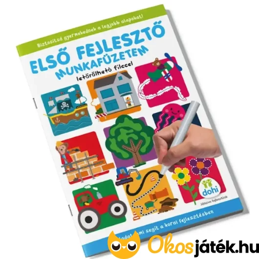 Első fejlesztő munkafüzetem letörölhető filccel