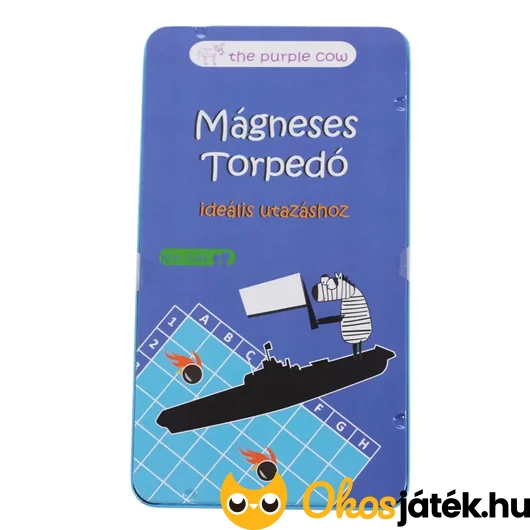 Torpedó mágneses társasjáték Purple Cow