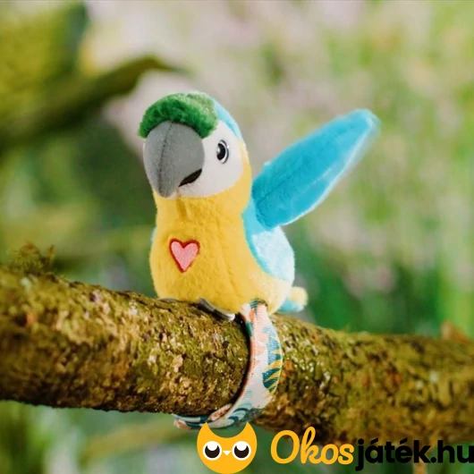 Csuklóra erősíthető papagáj