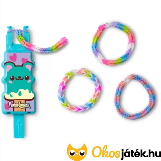 Rainbow loom gumikarkötő készítő készlet