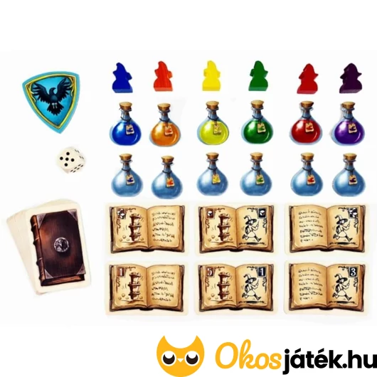 Vándorló tornyok társasjáték elemek