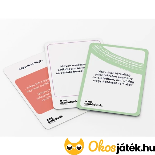  Eufória - a mi családunk felnőtt verzió kártyái