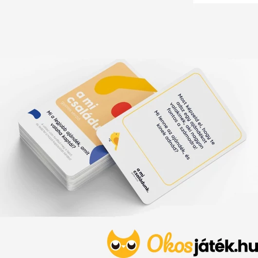 Eufória kártya - A mi családunk gyerek verzió pakli