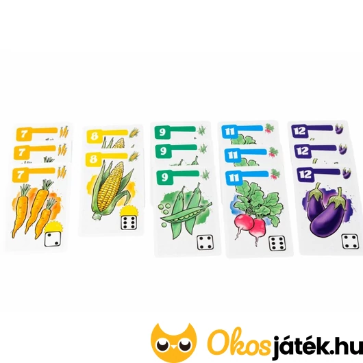 Nyuszinasi társasjáték kártyái