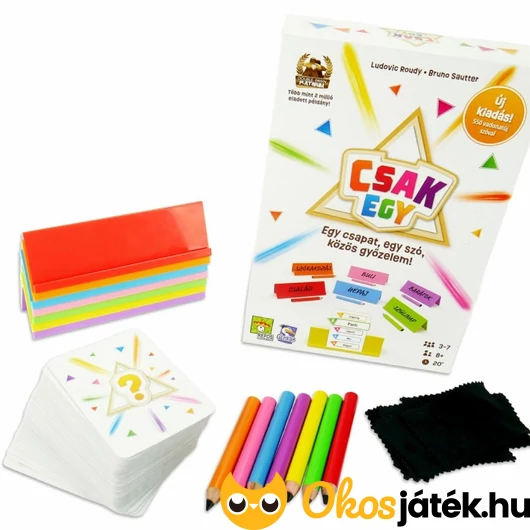 Csak egy társasjáték 2.kiadás elemei