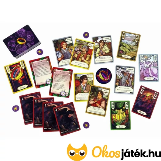 A Gyűrűk ura - A Gyűrű Szövetsége társasjáték kártyái