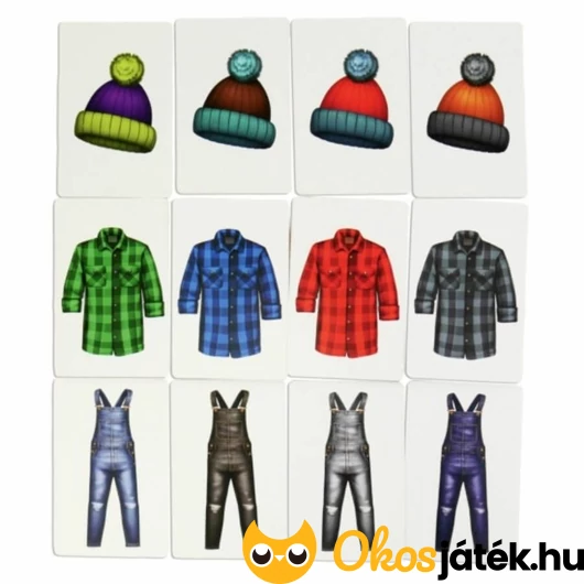 Cucc kártyajáték ruhadarabjai