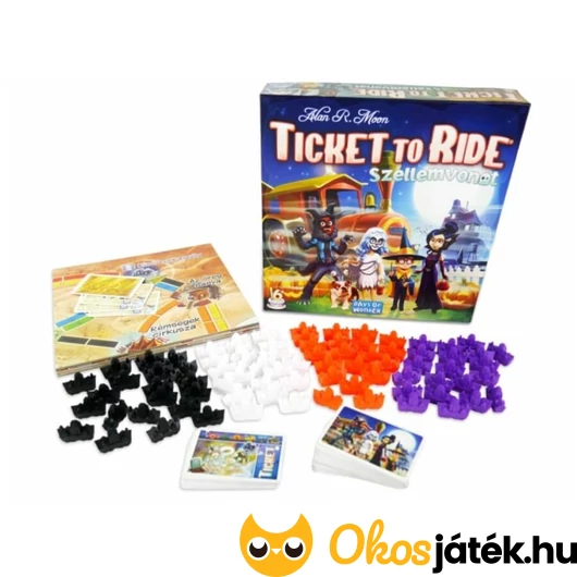 Ticket to ride - Szellemvonat társasjáték tartalma