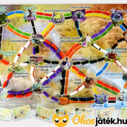 Ticket to ride - Szellemvonat térképe