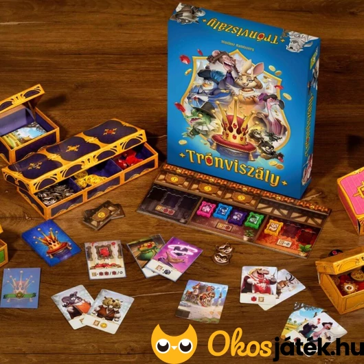 Trónviszály társasjáték tartalma