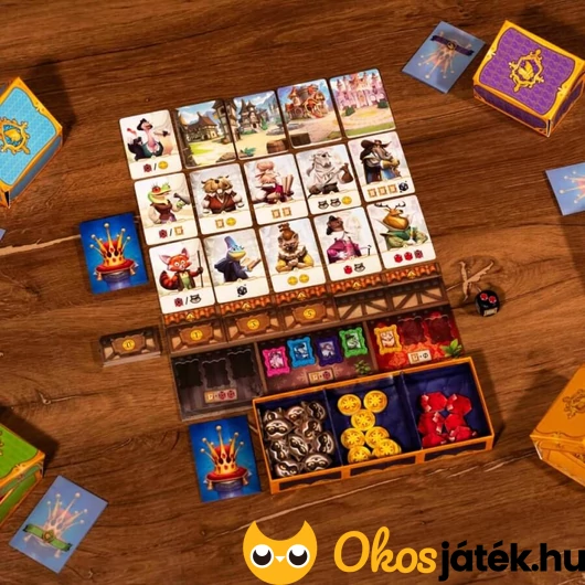 Trónviszály társasjáték játéktere