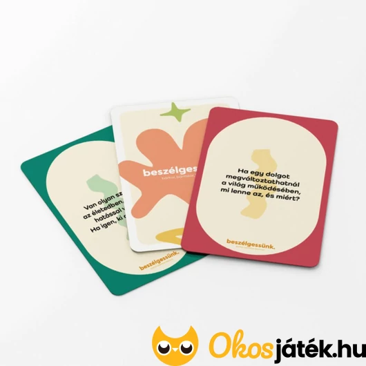 Eufória - beszélgessünk bárhol, bármikor, bárkivel kártyák 