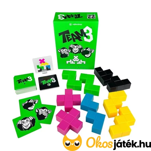 Team3 társasjáték (zöld)