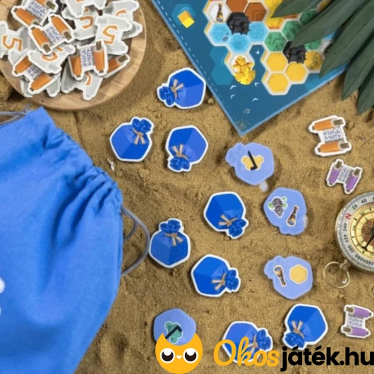 Partvonal társasjáték zsákmánylapkái