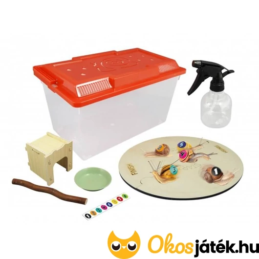 Csiga terrárium tartalma