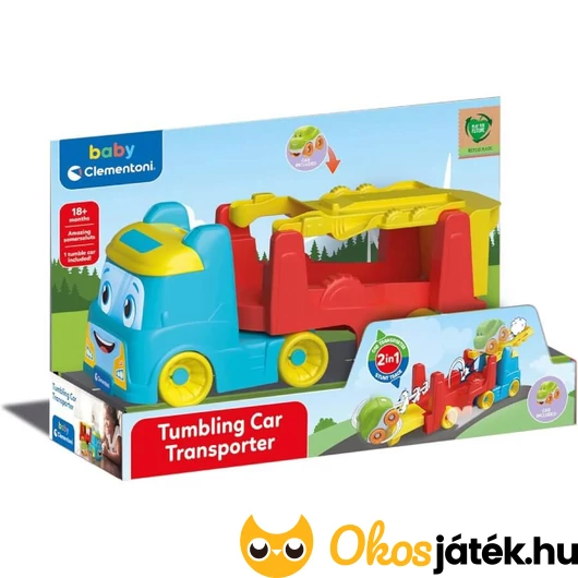 Clementoni autószállító kamion kisautóval