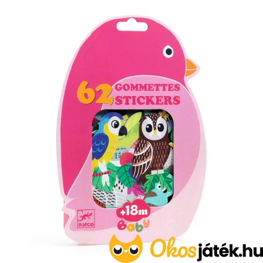 Matrica készlet babáknak - Madarak Djeco 