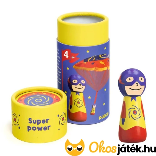 Djeco ejtőernyő - figura és doboza