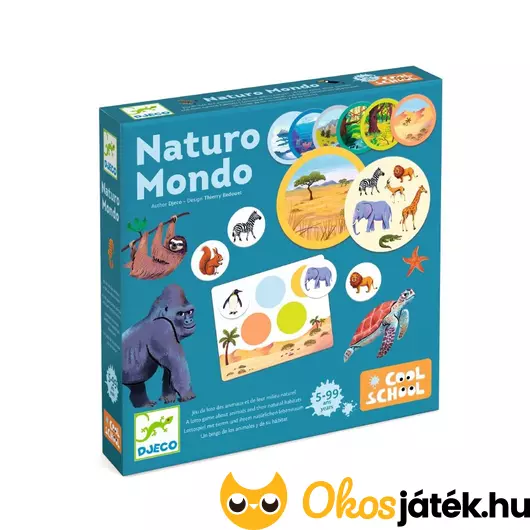 Naturo Mondo - Djeco Képes lottó - Állatok és élőhelyeik játék