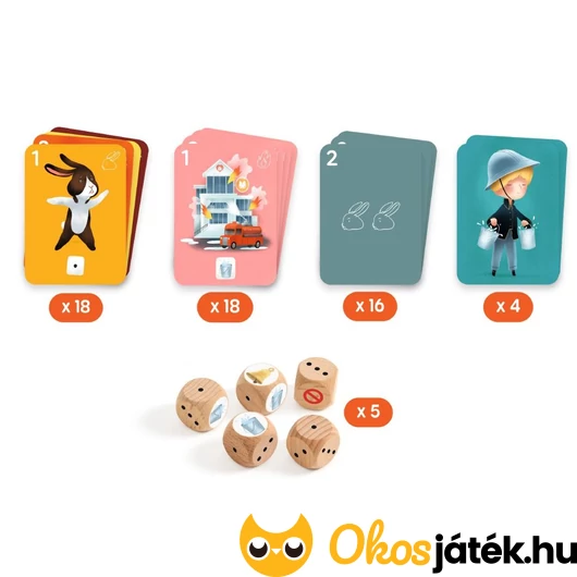 Pets Rescue állati kockázat társasjáték tartalma